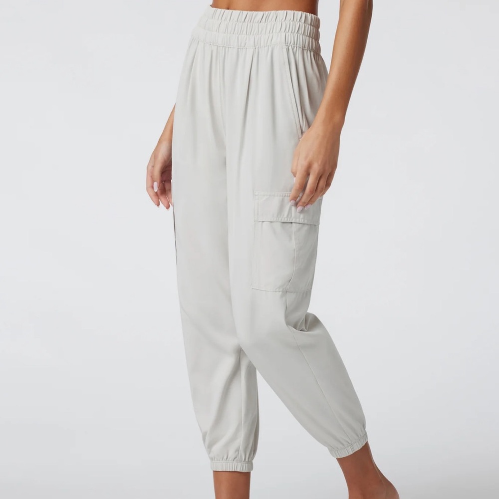 Vuori Light Gray Track Pants